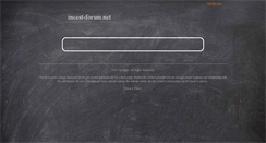 Desktop Screenshot of incest-forum.net